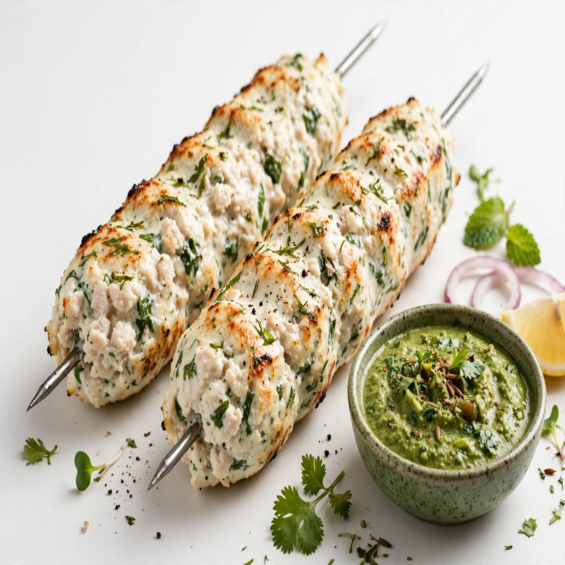Chicken Malai Sheekh Kebab