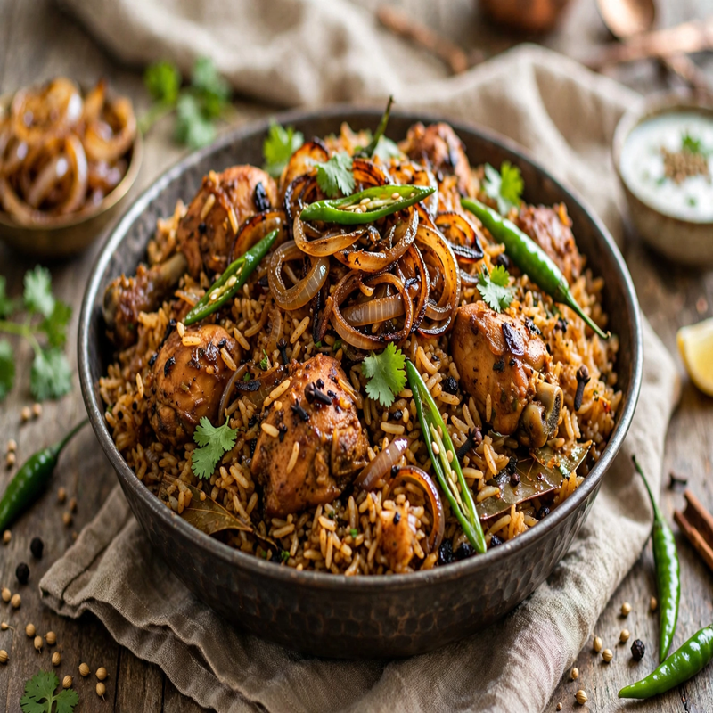 Chicken Morabadi Pulao