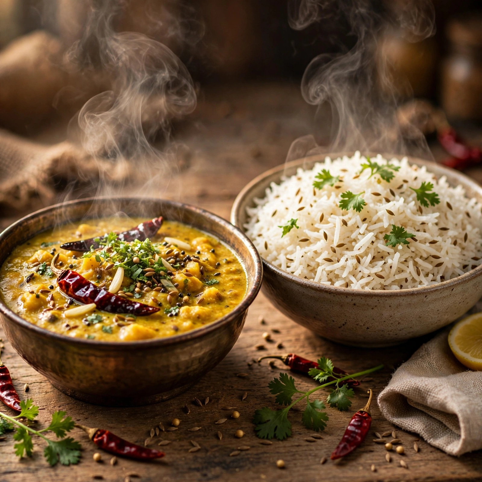 Dal Fry & Jeera Rice