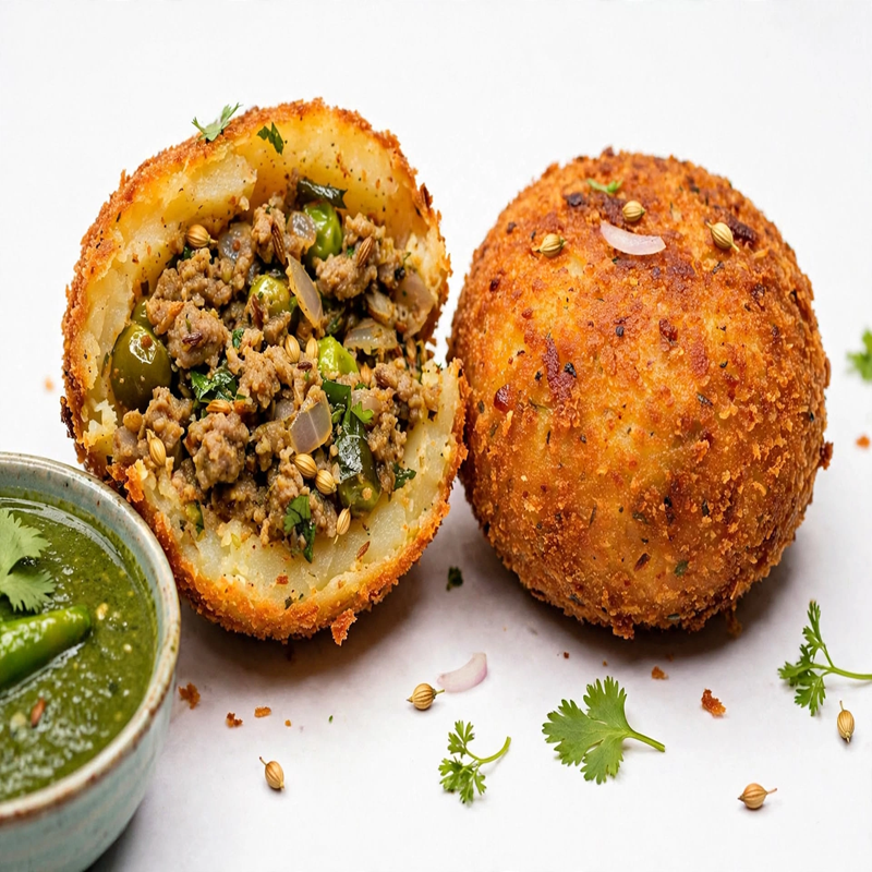 Mutton Keema Aloo Pattice