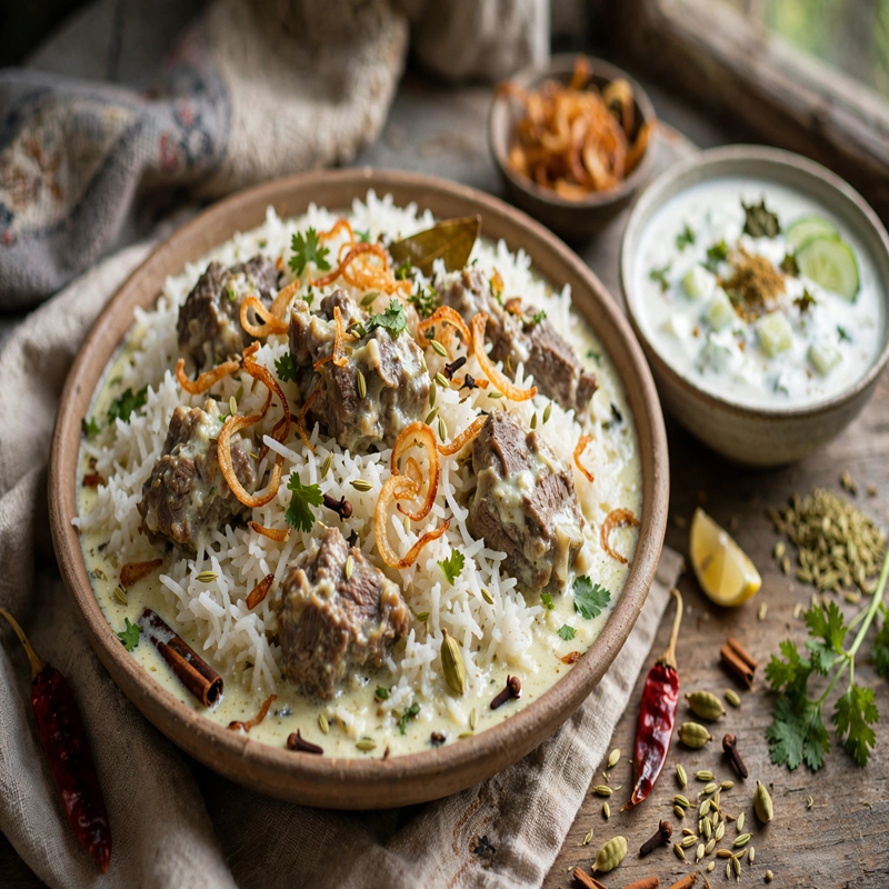 Mutton Yakhani Pulao