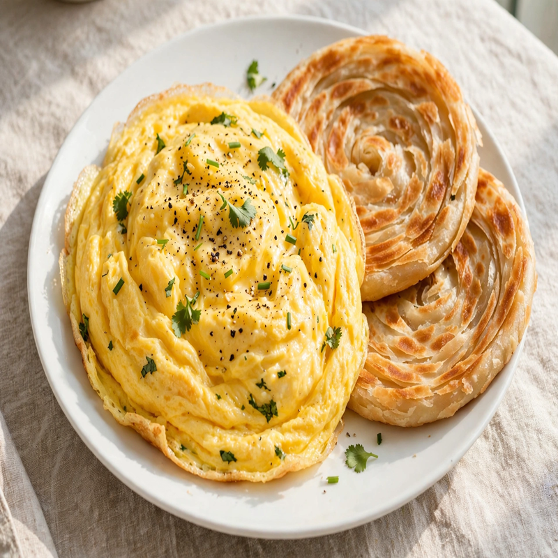 Omelette & Paratha