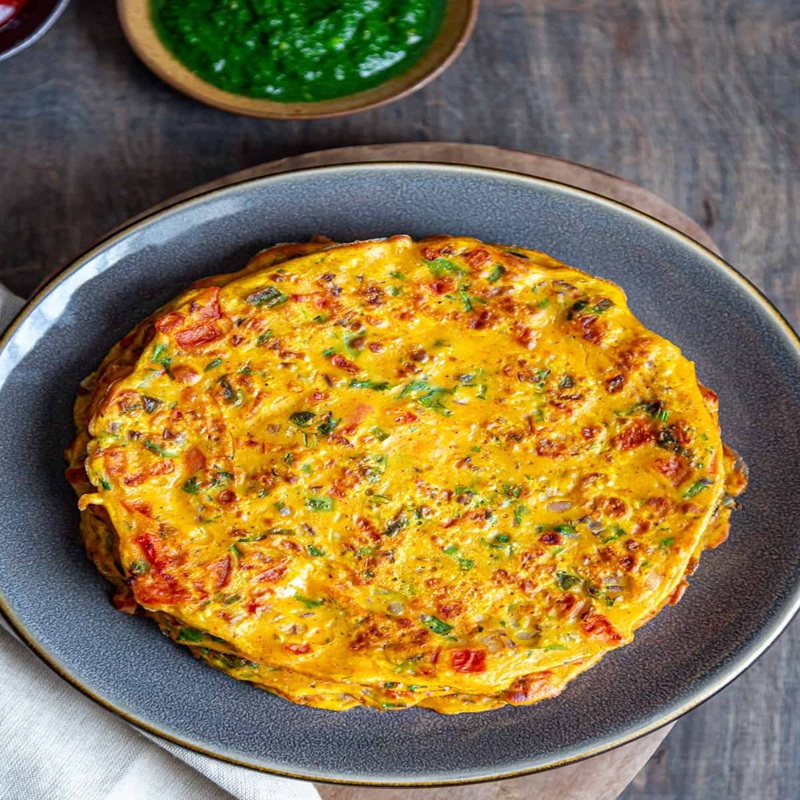 Vegetable & Besan Cheela